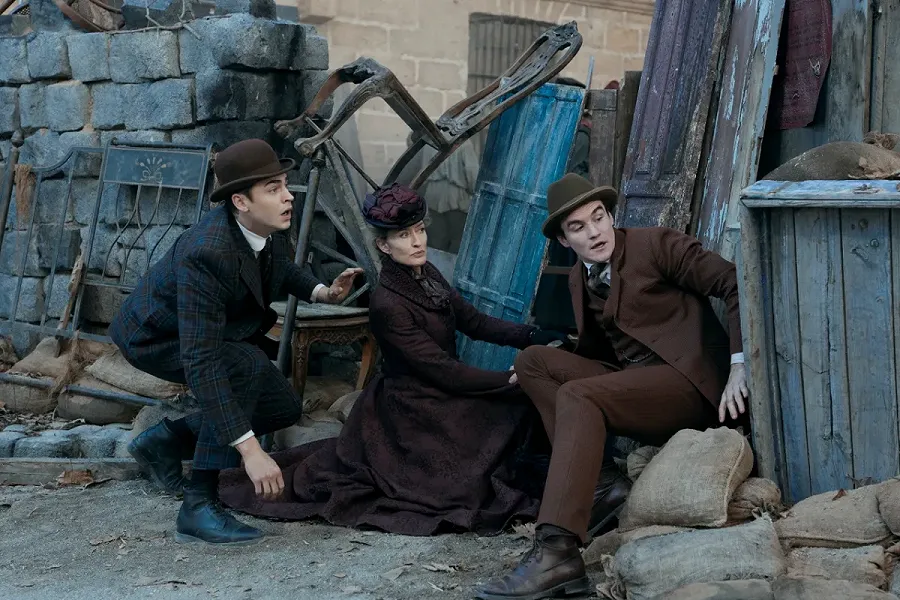 Кадр из трейлера сериала «Молодой Шерлок» 2026, Prime Video, реж. Гай Ричи